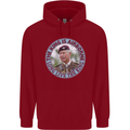 King Airborne Mens 80% Cotton Hoodie Red