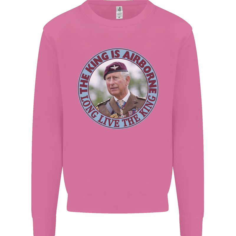 King Airborne Mens Sweatshirt Jumper Azalea