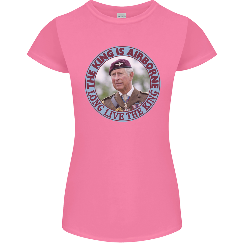 King Airborne Womens Petite Cut T-Shirt Azalea