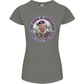 King Airborne Womens Petite Cut T-Shirt Charcoal