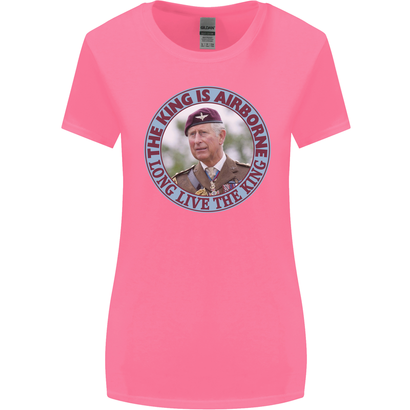 King Airborne Womens Wider Cut T-Shirt Azalea