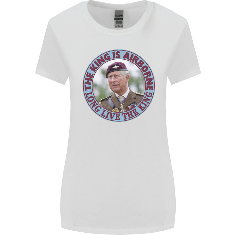 King Airborne Womens Wider Cut T-Shirt White