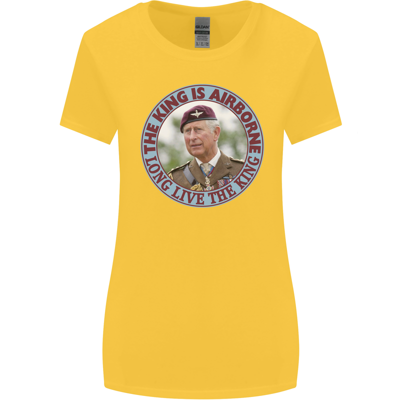 King Airborne Womens Wider Cut T-Shirt Yellow