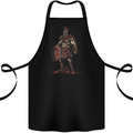 King Leonidas Spartan Warrior Gym Bodybuilding Cotton Apron 100% Organic Black