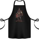King Leonidas Spartan Warrior Gym Bodybuilding Cotton Apron 100% Organic Black