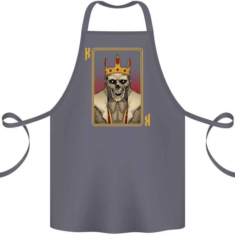King Playing Card Gothic Skull Poker Cotton Apron 100% Organic Steel