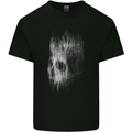 King Skull Mens Cotton T-Shirt Tee Top Black