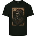 King of Cards Skull King Gothic Playing Kids T-Shirt Childrens Black