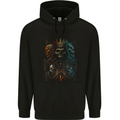 King of Kings Gothic Skull Heavy Metal Rock Childrens Kids Hoodie Black