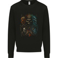 King of Kings Gothic Skull Heavy Metal Rock Kids Sweatshirt Jumper Black