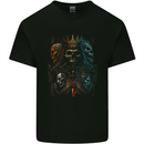 King of Kings Gothic Skull Heavy Metal Rock Kids T-Shirt Childrens Black