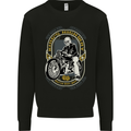 King's Highway Biker Motorcycle Motorbike Mens Sweatshirt Jumper Black