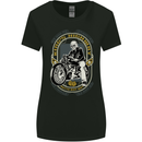 King's Highway Biker Motorcycle Motorbike Womens Wider Cut T-Shirt Black