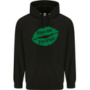 Kiss Me I'm Irish St. Patrick's Day Childrens Kids Hoodie Black