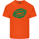 Kiss Me I'm Irish St. Patrick's Day Kids T-Shirt Childrens Orange