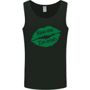 Kiss Me I'm Irish St. Patrick's Day Mens Vest Tank Top Black