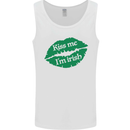 Kiss Me I'm Irish St. Patrick's Day Mens Vest Tank Top White