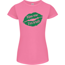 Kiss Me I'm Irish St. Patrick's Day Womens Petite Cut T-Shirt Azalea