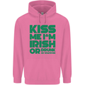 Kiss Me I'm Irish or Drunk St Patricks Day Childrens Kids Hoodie Azalea