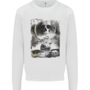 Kiss of Death Pirates Sailing Sailor Mens Sweatshirt Jumper White