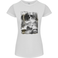 Kiss of Death Pirates Sailing Sailor Womens Petite Cut T-Shirt White