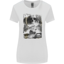 Kiss of Death Pirates Sailing Sailor Womens Wider Cut T-Shirt White
