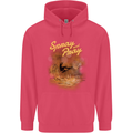 Kitesurfing Spray and Pray Childrens Kids Hoodie Heliconia