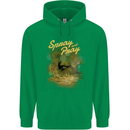 Kitesurfing Spray and Pray Childrens Kids Hoodie Irish Green