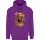 Kitesurfing Spray and Pray Childrens Kids Hoodie Purple