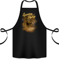 Kitesurfing Spray and Pray Cotton Apron 100% Organic Black