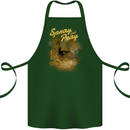 Kitesurfing Spray and Pray Cotton Apron 100% Organic Forest Green