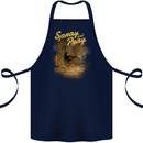 Kitesurfing Spray and Pray Cotton Apron 100% Organic Navy Blue