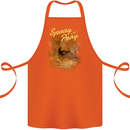 Kitesurfing Spray and Pray Cotton Apron 100% Organic Orange