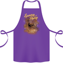 Kitesurfing Spray and Pray Cotton Apron 100% Organic Purple