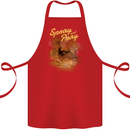 Kitesurfing Spray and Pray Cotton Apron 100% Organic Red
