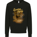 Kitesurfing Spray and Pray Kids Sweatshirt Jumper Black