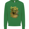 Kitesurfing Spray and Pray Kids Sweatshirt Jumper Irish Green