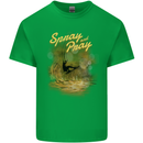 Kitesurfing Spray and Pray Mens Cotton T-Shirt Tee Top Irish Green