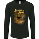 Kitesurfing Spray and Pray Mens Long Sleeve T-Shirt Black