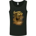 Kitesurfing Spray and Pray Mens Vest Tank Top Black