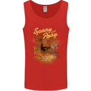 Kitesurfing Spray and Pray Mens Vest Tank Top Red