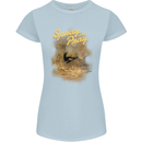 Kitesurfing Spray and Pray Womens Petite Cut T-Shirt Light Blue