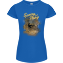 Kitesurfing Spray and Pray Womens Petite Cut T-Shirt Royal Blue