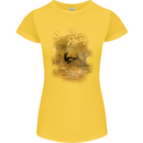 Kitesurfing Spray and Pray Womens Petite Cut T-Shirt Yellow