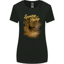 Kitesurfing Spray and Pray Womens Wider Cut T-Shirt Black