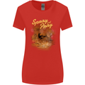 Kitesurfing Spray and Pray Womens Wider Cut T-Shirt Red