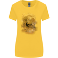 Kitesurfing Spray and Pray Womens Wider Cut T-Shirt Yellow
