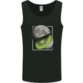 Kiwi Moon Space Planets Universe Mens Vest Tank Top Black