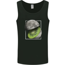 Kiwi Moon Space Planets Universe Mens Vest Tank Top Black