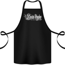 Knights Tempar St Georges Day Crusaders Cotton Apron 100% Organic Black